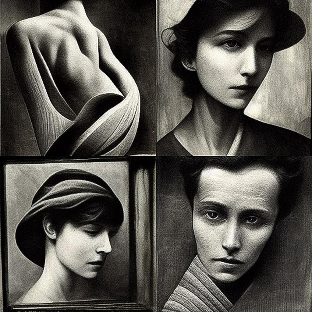 Edward Weston style, Midjourney V3, render 1 of 4