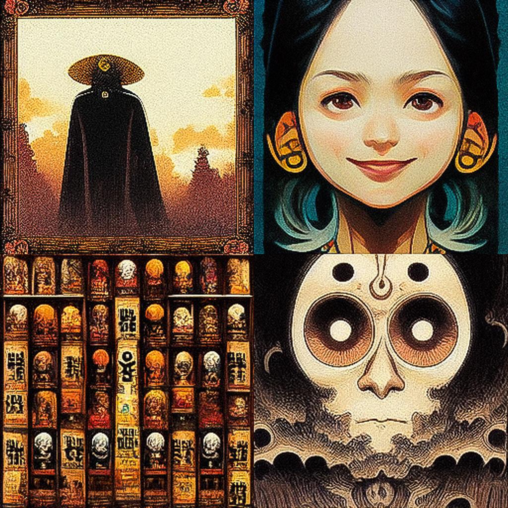 Eiichiro Oda style, Midjourney V3, render 1 of 4