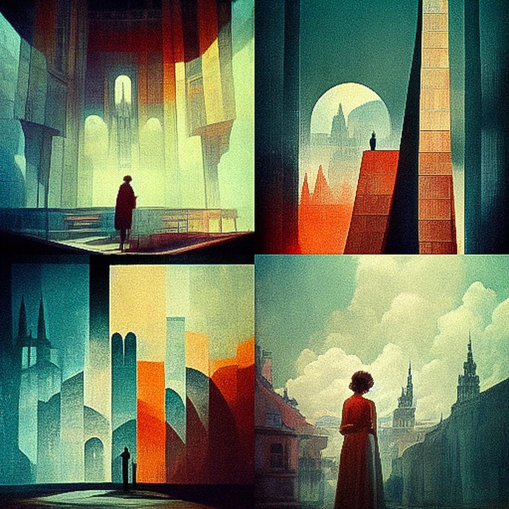 Emeric Pressburger style, Midjourney V3, render 1 of 4