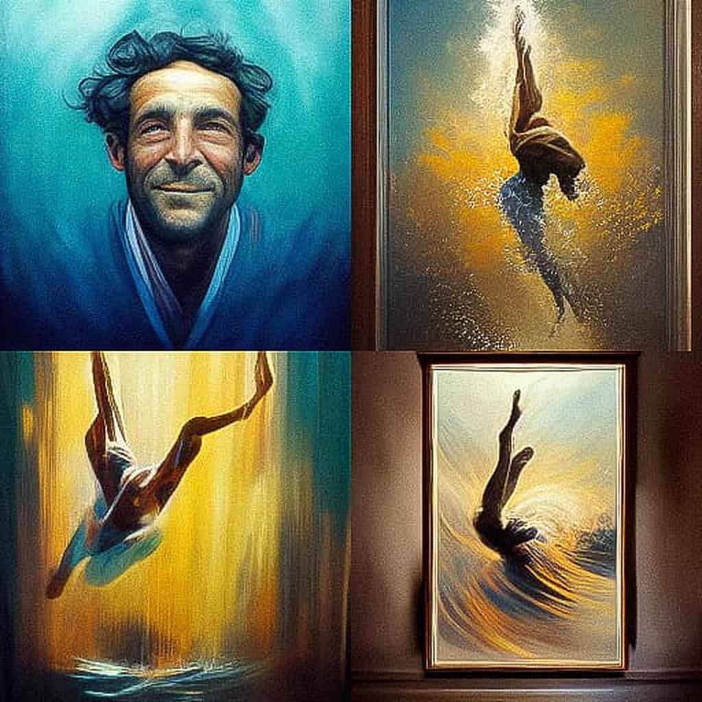 Eric Zener style, Midjourney V3, render 1 of 4