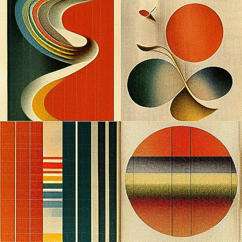 Erik Nitsche style, Midjourney V3, render 1 of 4