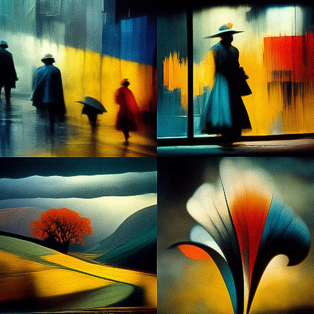 Ernst Haas style, Midjourney V3, render 1 of 4