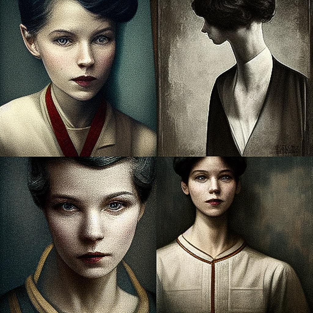 Erwin Olaf style, Midjourney V3, render 1 of 4