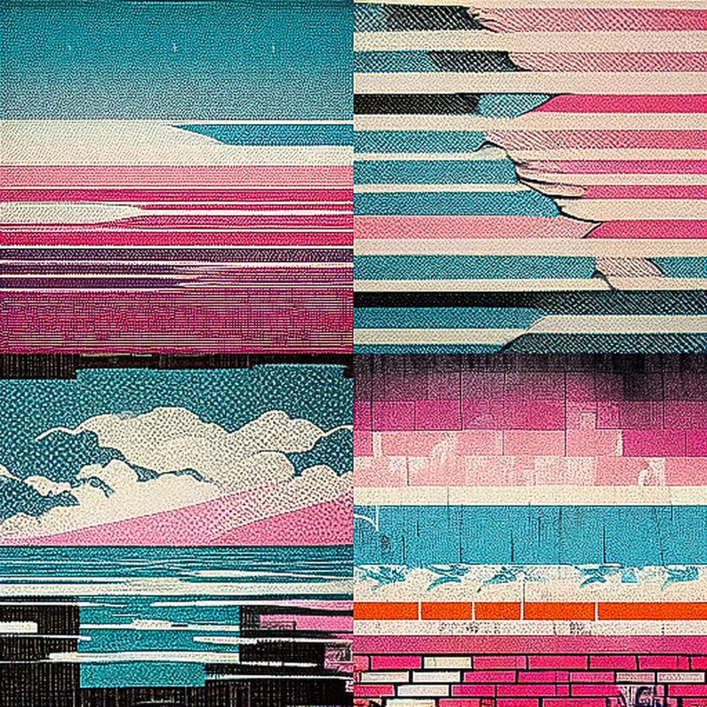 FAILE style, Midjourney V3, render 1 of 4