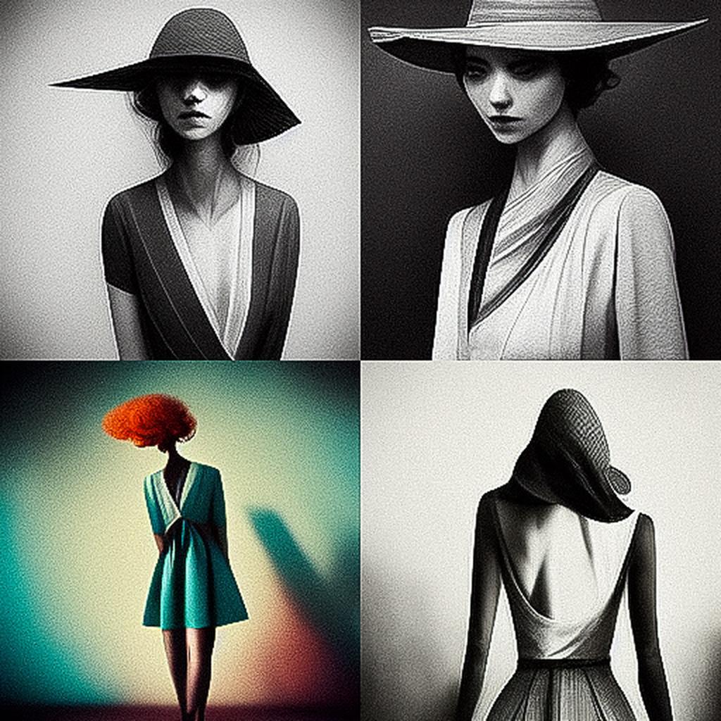 Fashion photography style, Midjourney V3, render 1 of 4