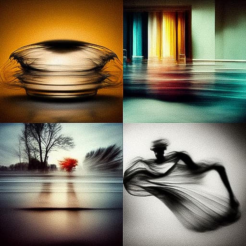 Fast shutter speed style, Midjourney V3, render 1 of 4