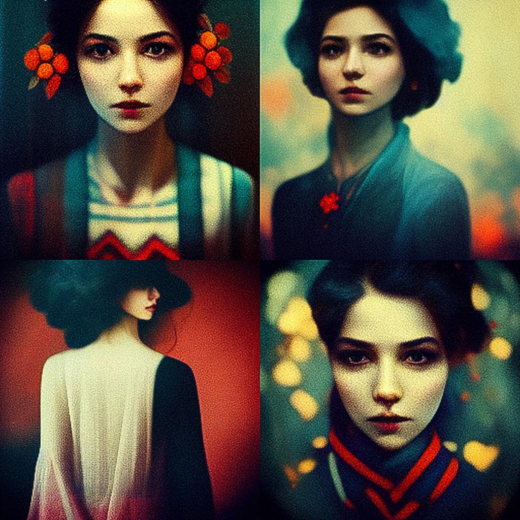 Felicia Simion style, Midjourney V3, render 1 of 4