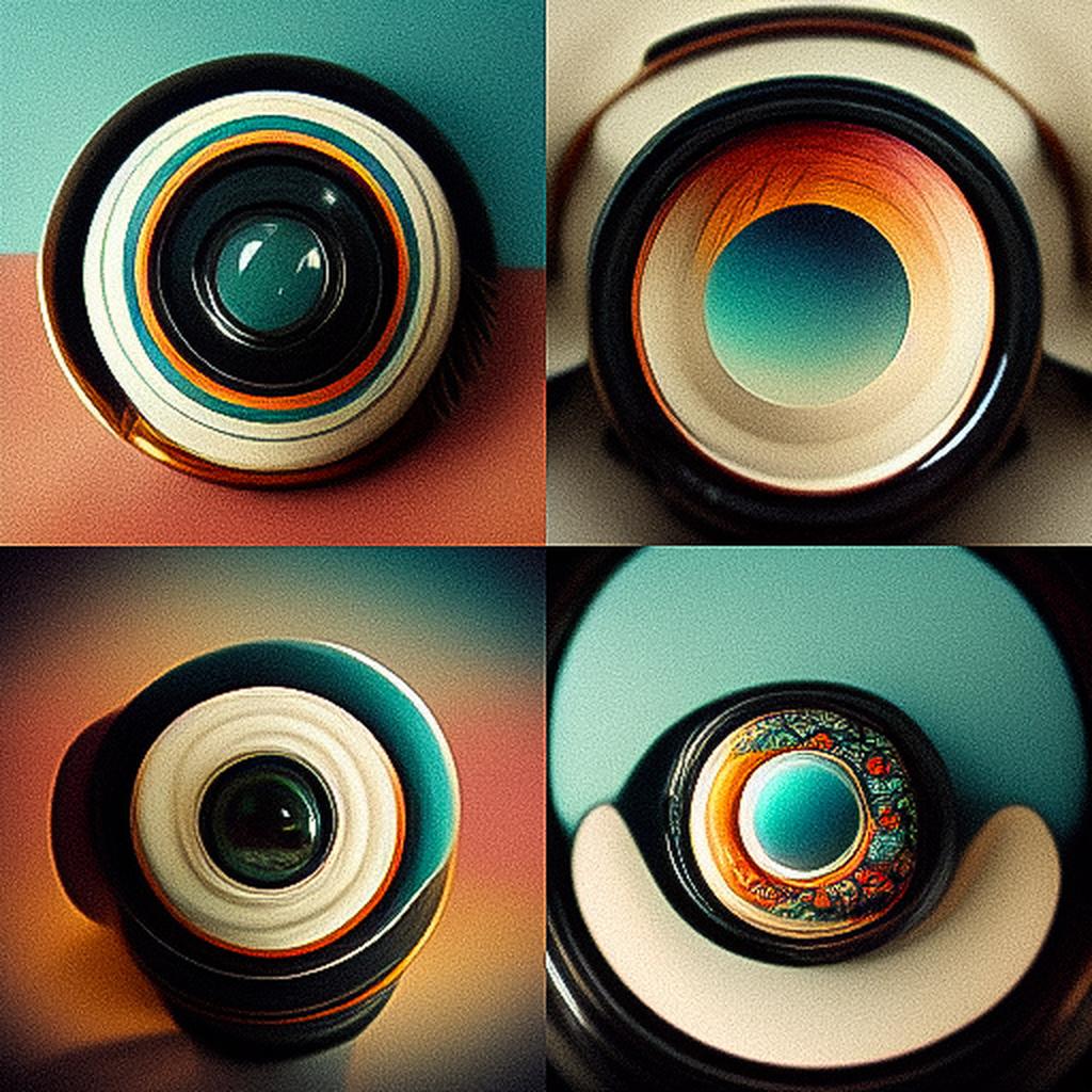 Fisheye lens style, Midjourney V3, render 1 of 4
