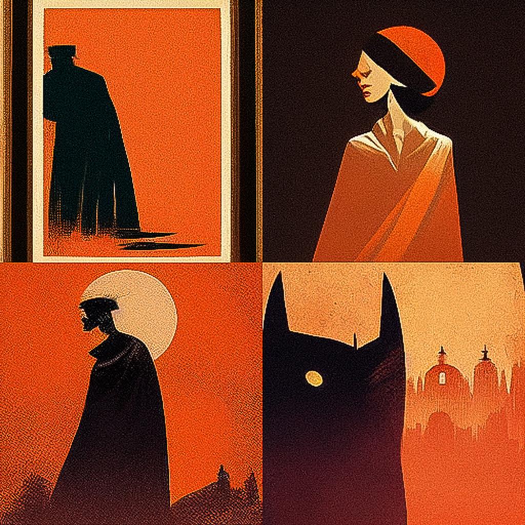 Francesco Francavilla style, Midjourney V3, render 1 of 4