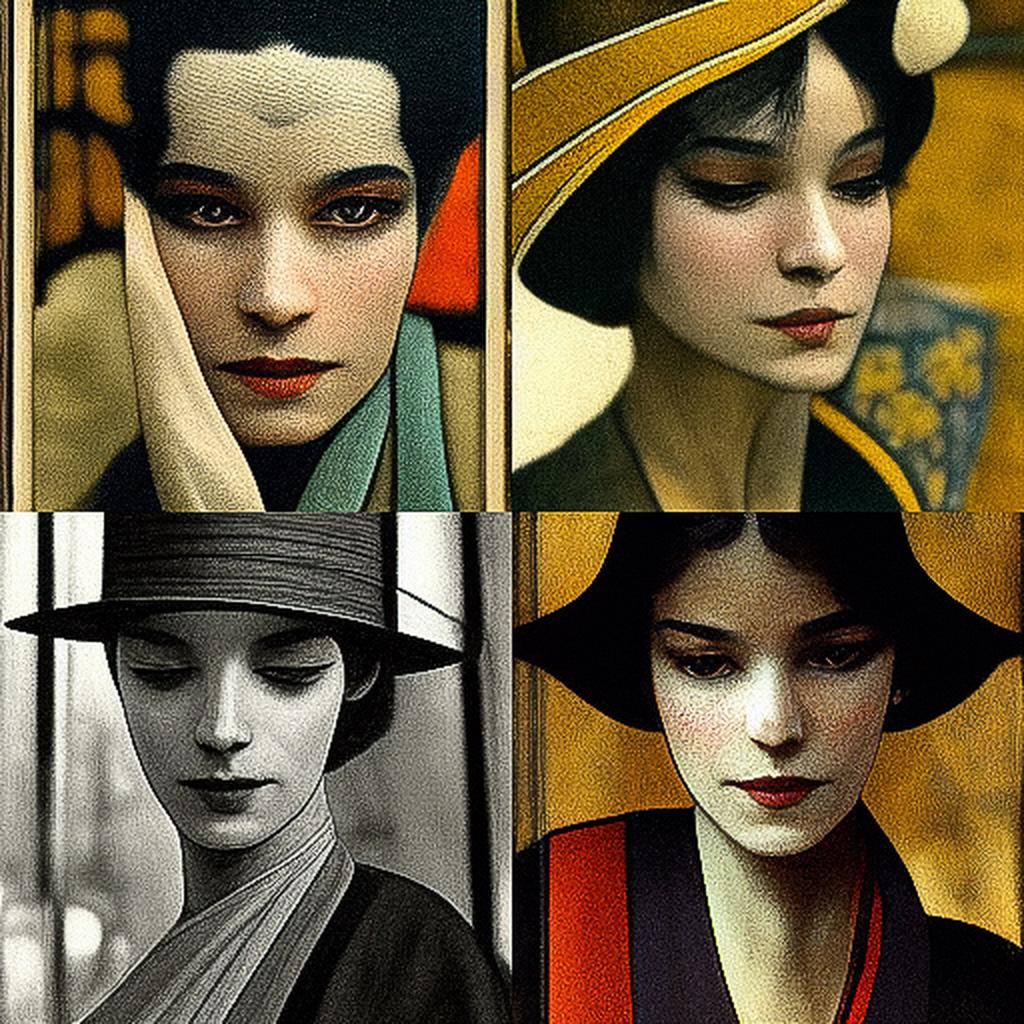 Frank Horvat style, Midjourney V3, render 1 of 4