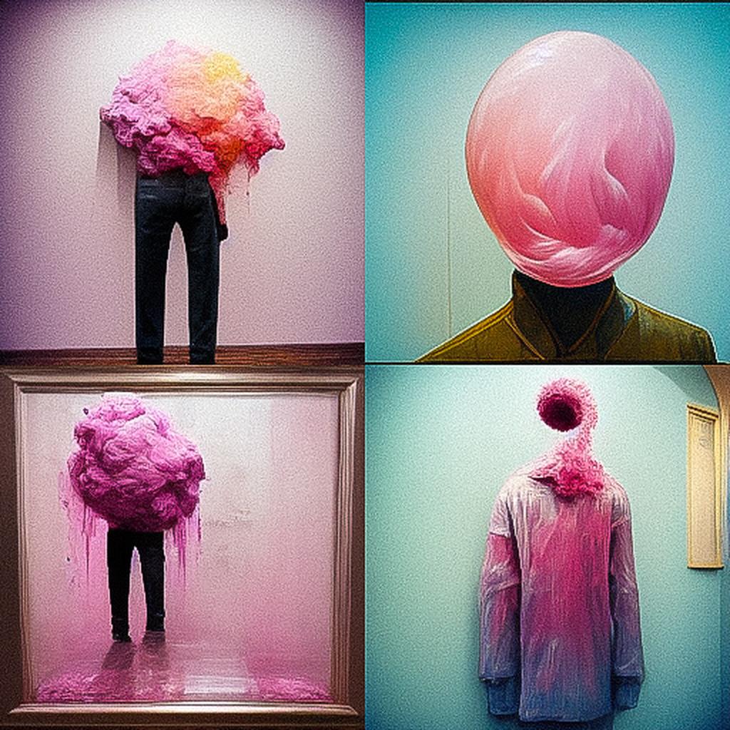 Franz West style, Midjourney V3, render 1 of 4