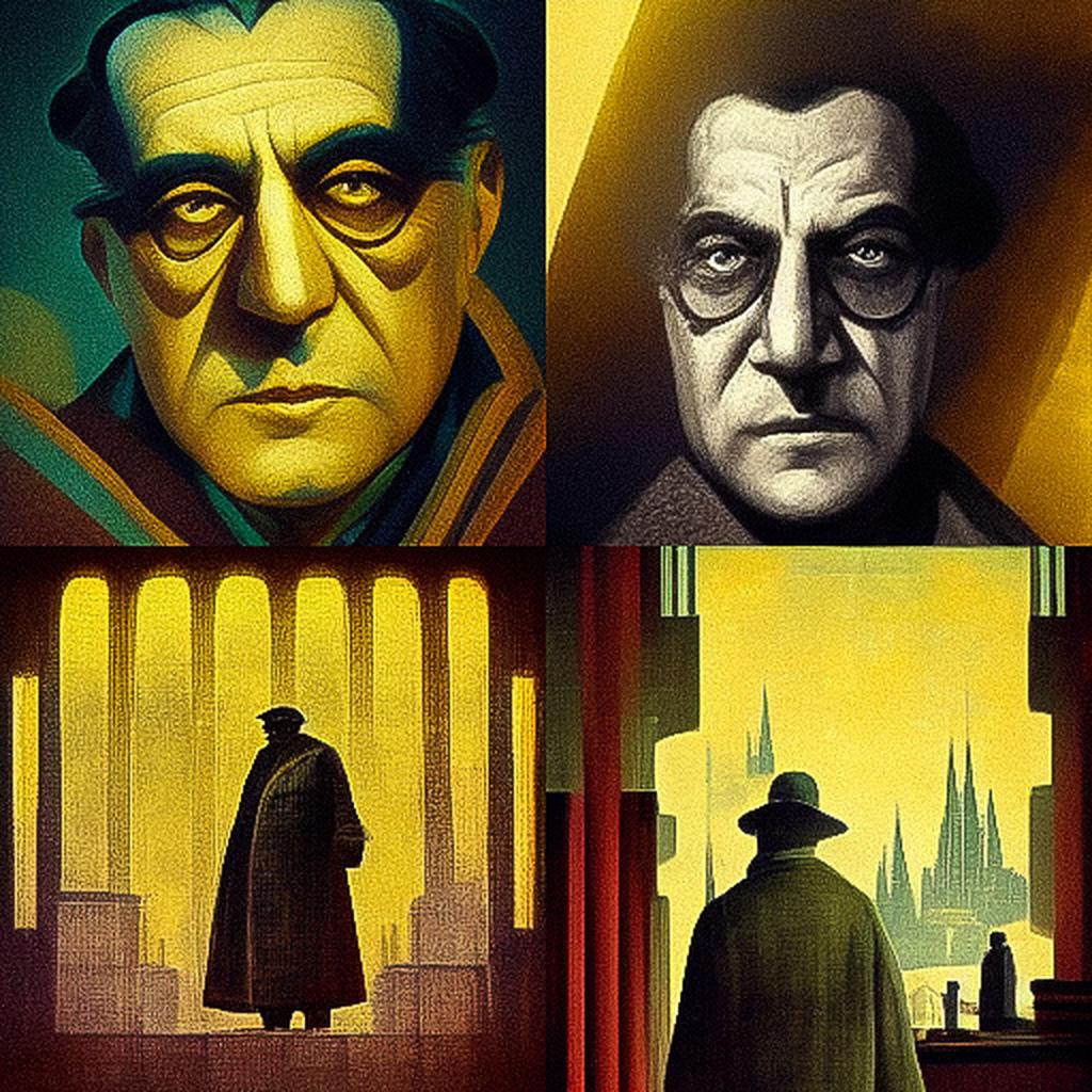 Fritz Lang style, Midjourney V3, render 1 of 4