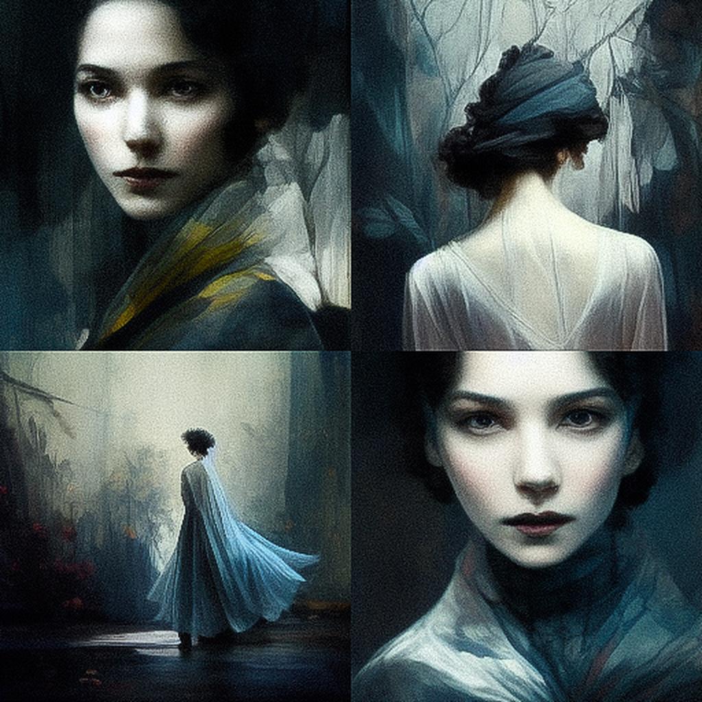 Gabriele Viertel style, Midjourney V3, render 1 of 4