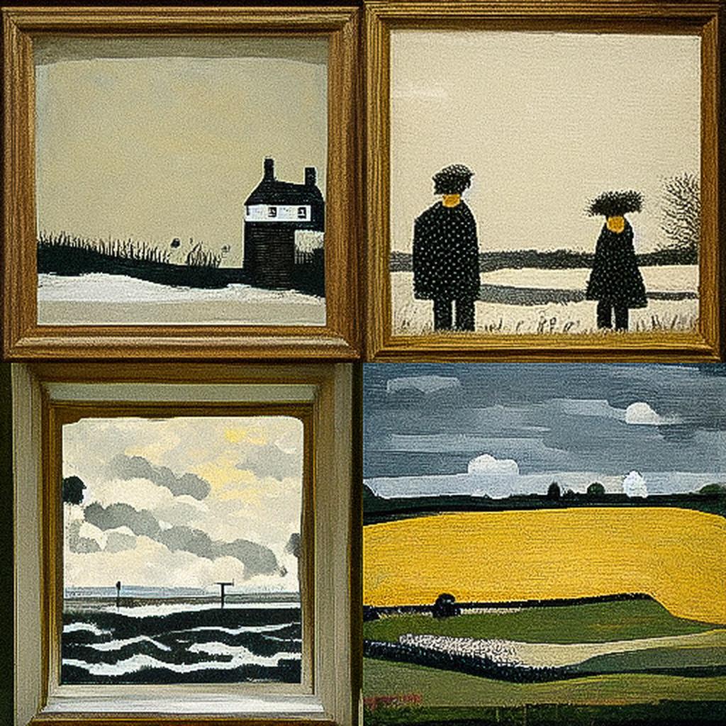 Gary Bunt style, Midjourney V3, render 1 of 4