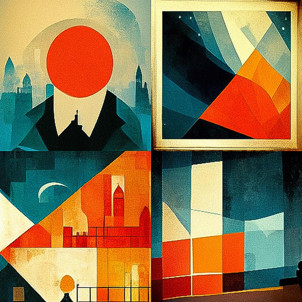 George Birrell style, Midjourney V3, render 1 of 4