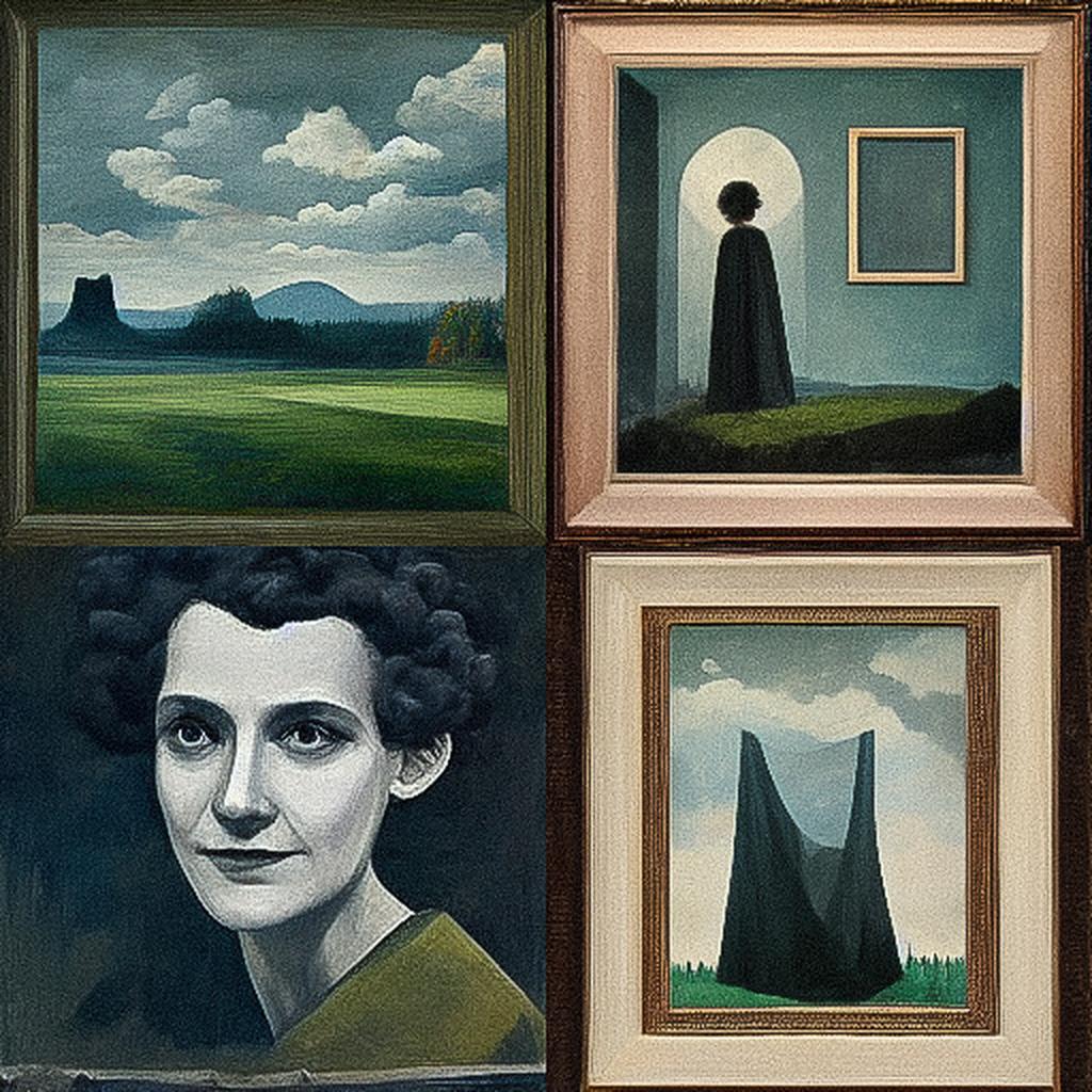 Gertrude Abercrombie style, Midjourney V3, render 1 of 4