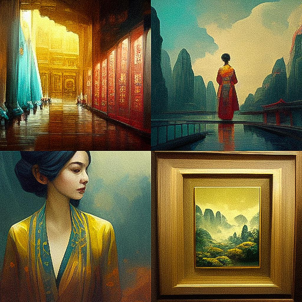 Guo Pei style, Midjourney V3, render 1 of 4