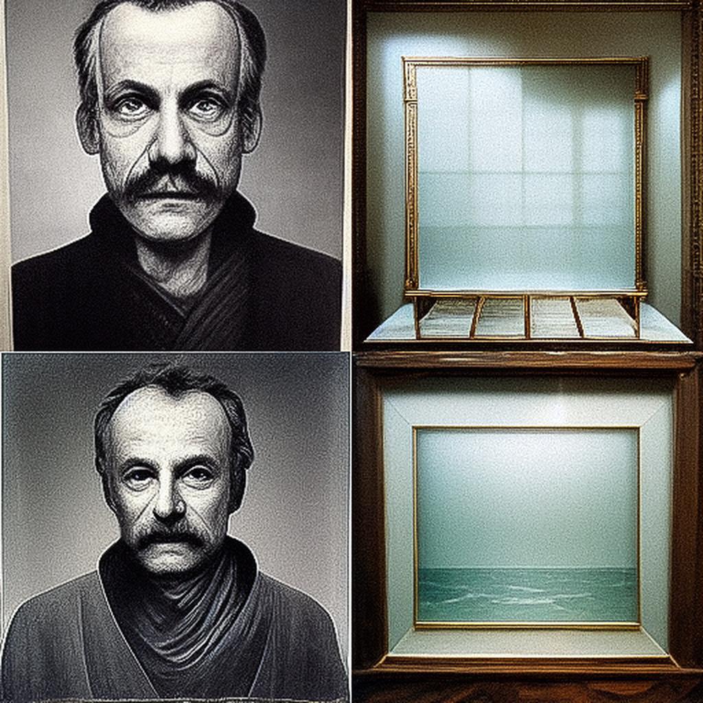 Hans Haacke style, Midjourney V3, render 1 of 4