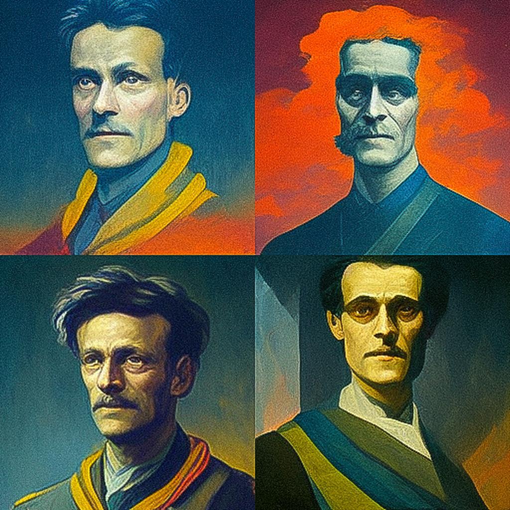 Harald Sohlberg style, Midjourney V3, render 1 of 4