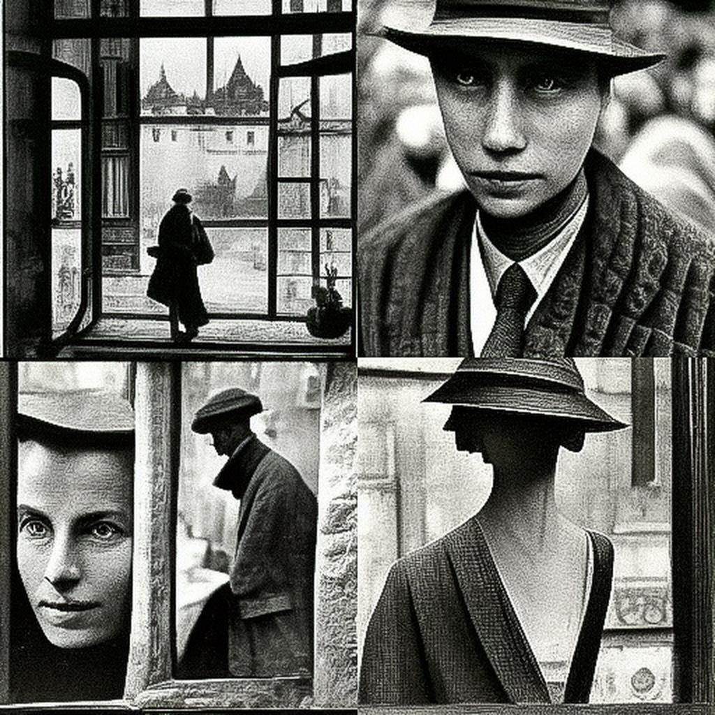 Henri Cartier-Bresson style, Midjourney V3, render 1 of 4