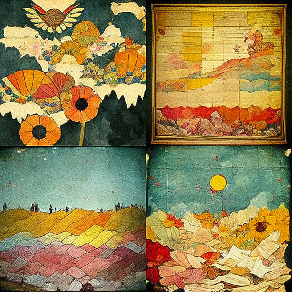 Henry Darger style, Midjourney V3, render 1 of 4