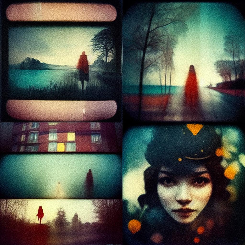 Holga photography style, Midjourney V3, render 1 of 4