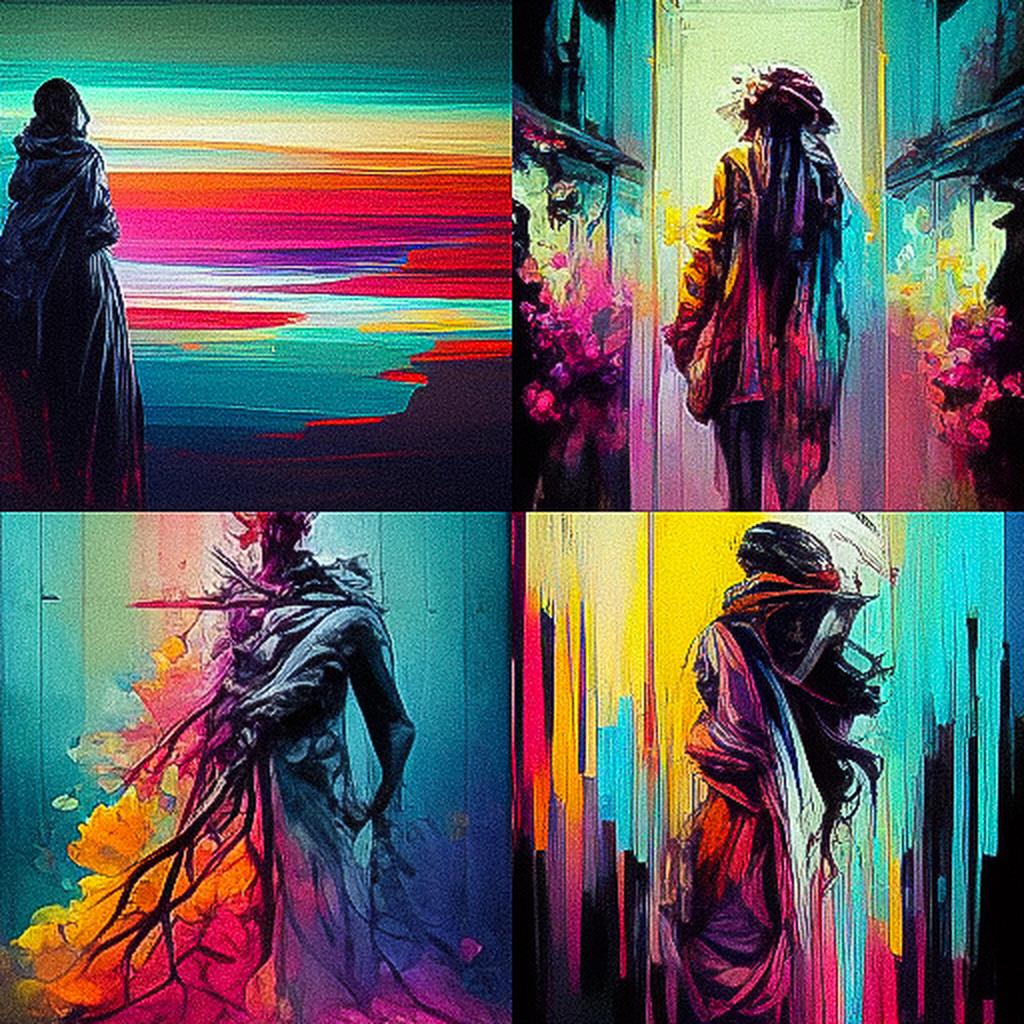 Hopare style, Midjourney V3, render 1 of 4