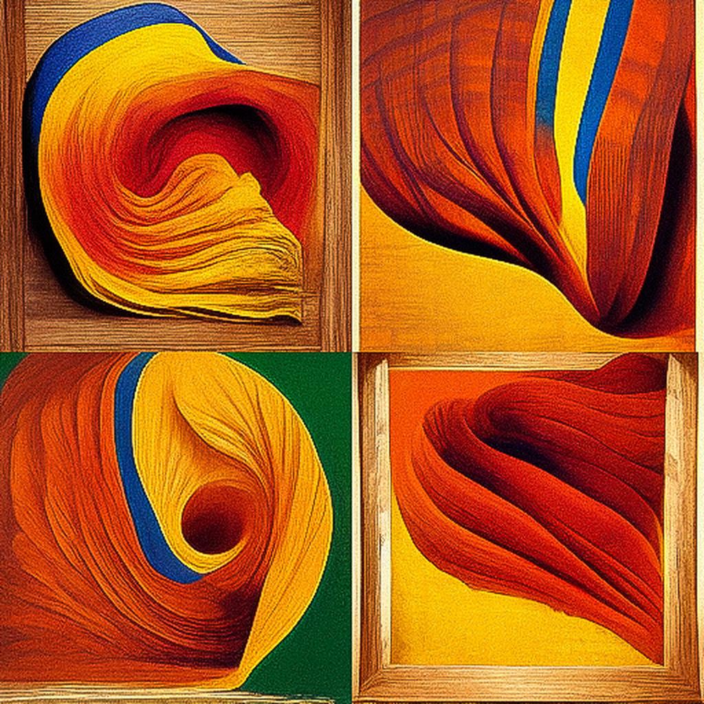 Howard Hodgkin style, Midjourney V3, render 1 of 4