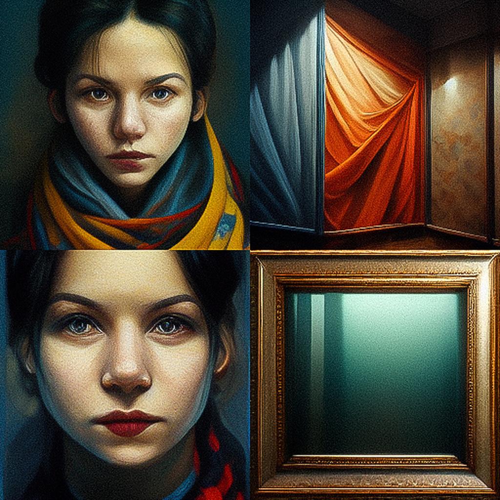 Hyperrealism style, Midjourney V3, render 1 of 4