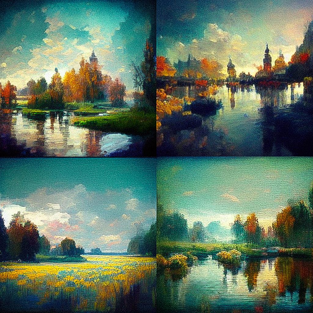 Impressionism style, Midjourney V3, render 1 of 4