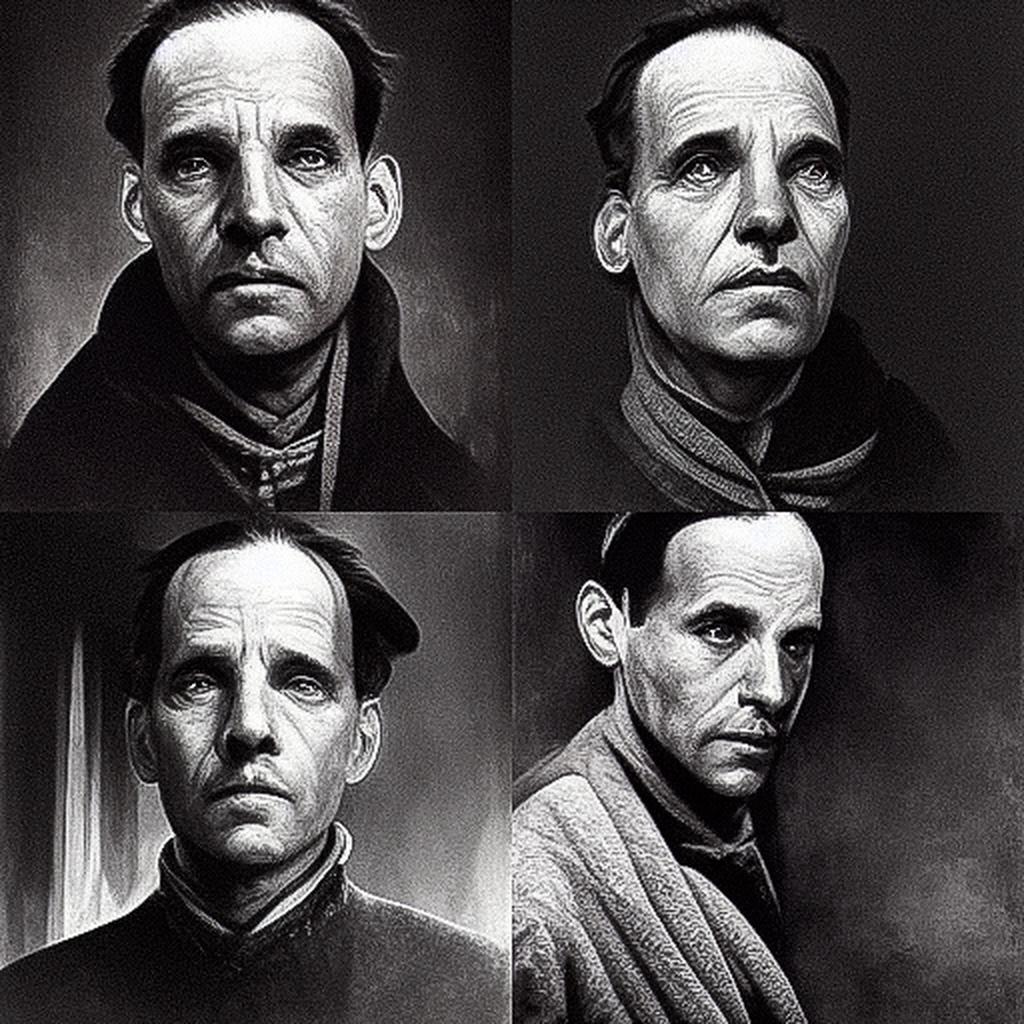 Ingmar Bergman style, Midjourney V3, render 1 of 4