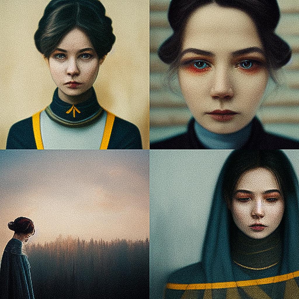 Inna Mosina style, Midjourney V3, render 1 of 4