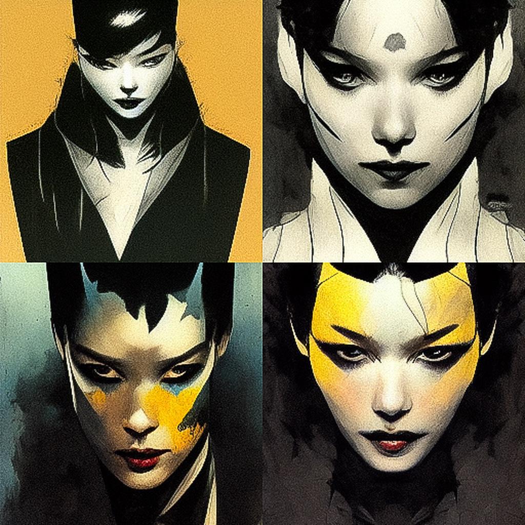 Jae Lee style, Midjourney V3, render 1 of 4