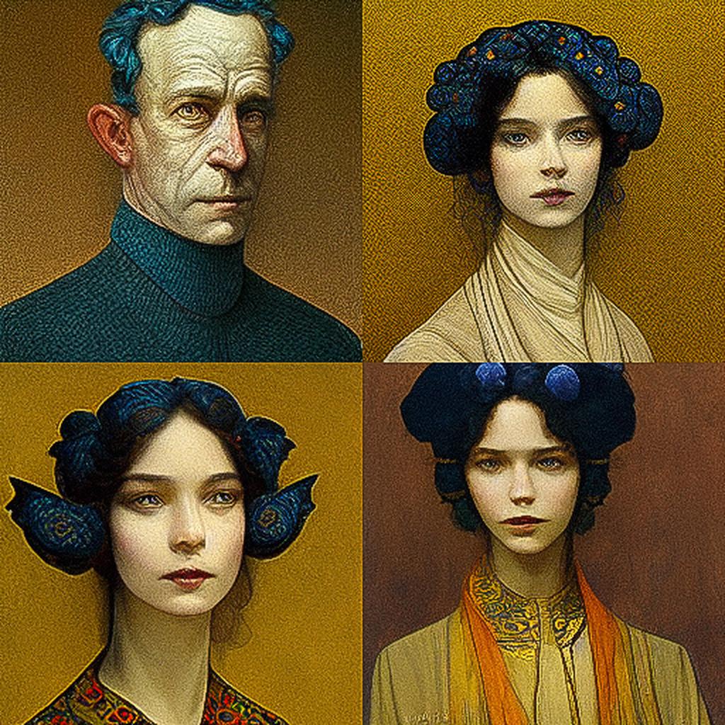 James C. Christensen style, Midjourney V3, render 1 of 4