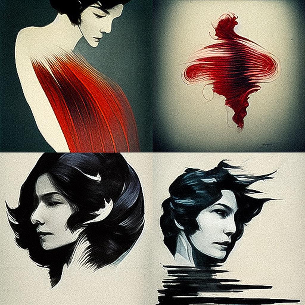 James Nares style, Midjourney V3, render 1 of 4