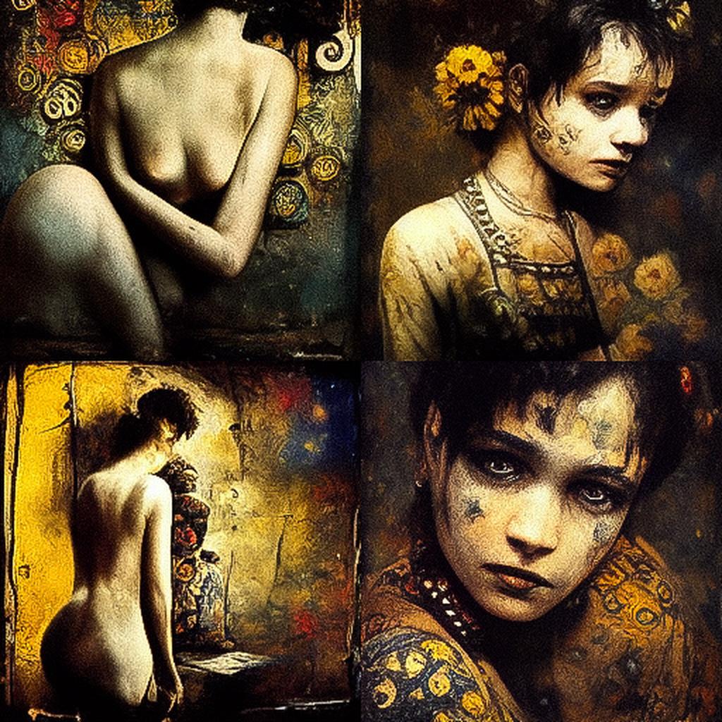 Jan Saudek style, Midjourney V3, render 1 of 4