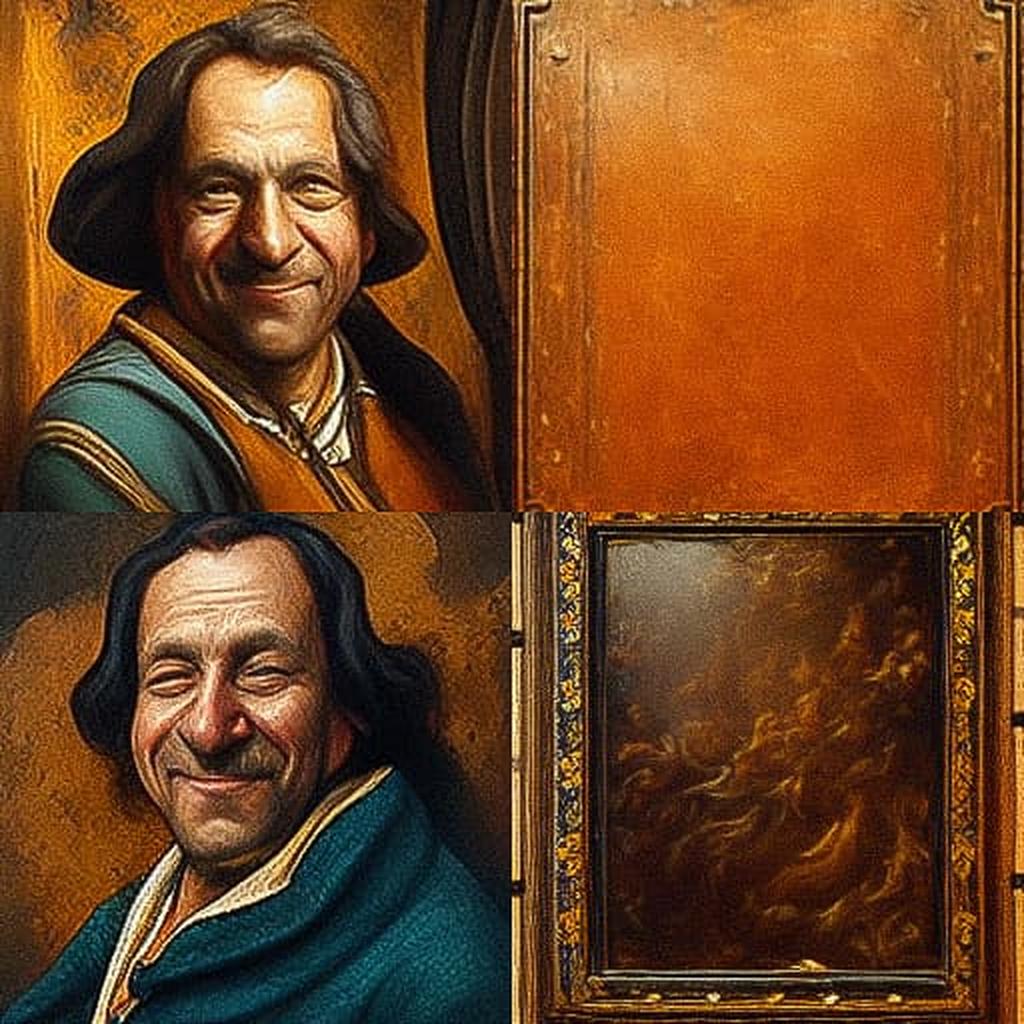 Jan Steen style, Midjourney V3, render 1 of 4