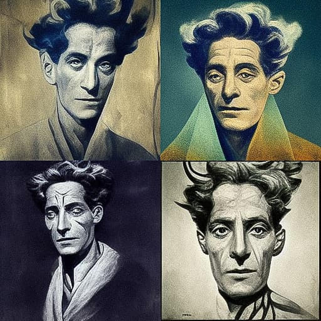 Jean Cocteau style, Midjourney V3, render 1 of 4