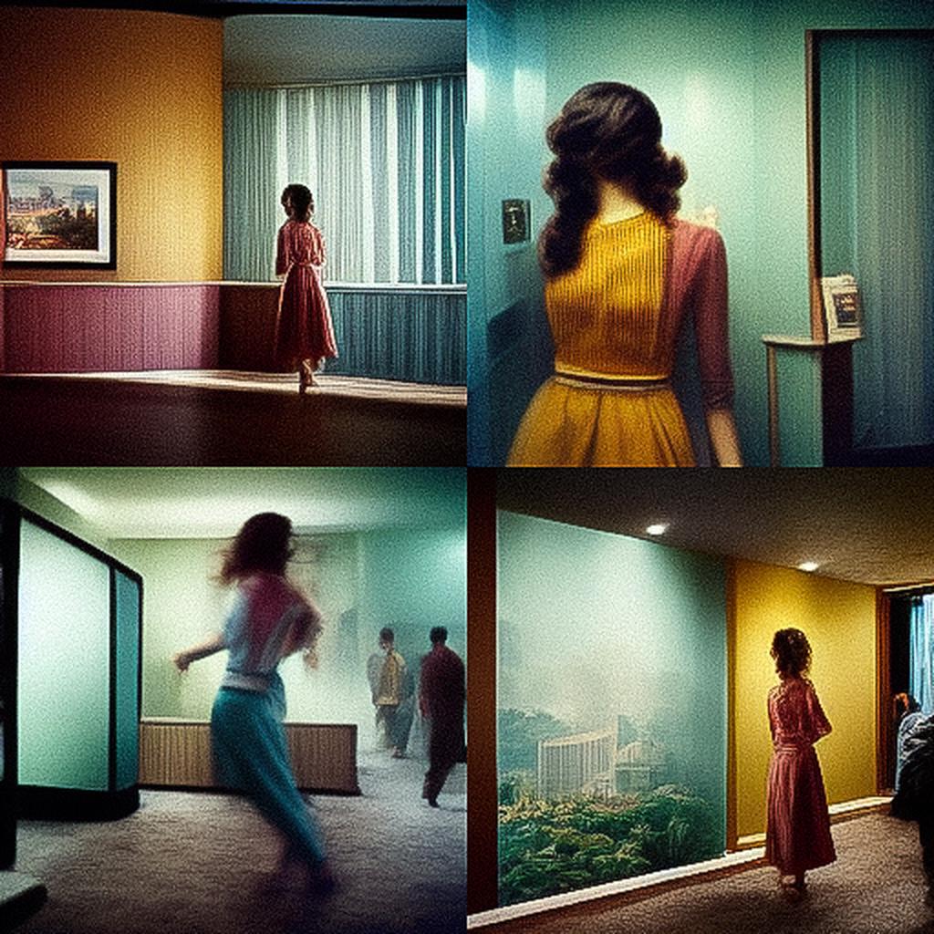 Jeff Wall style, Midjourney V3, render 1 of 4