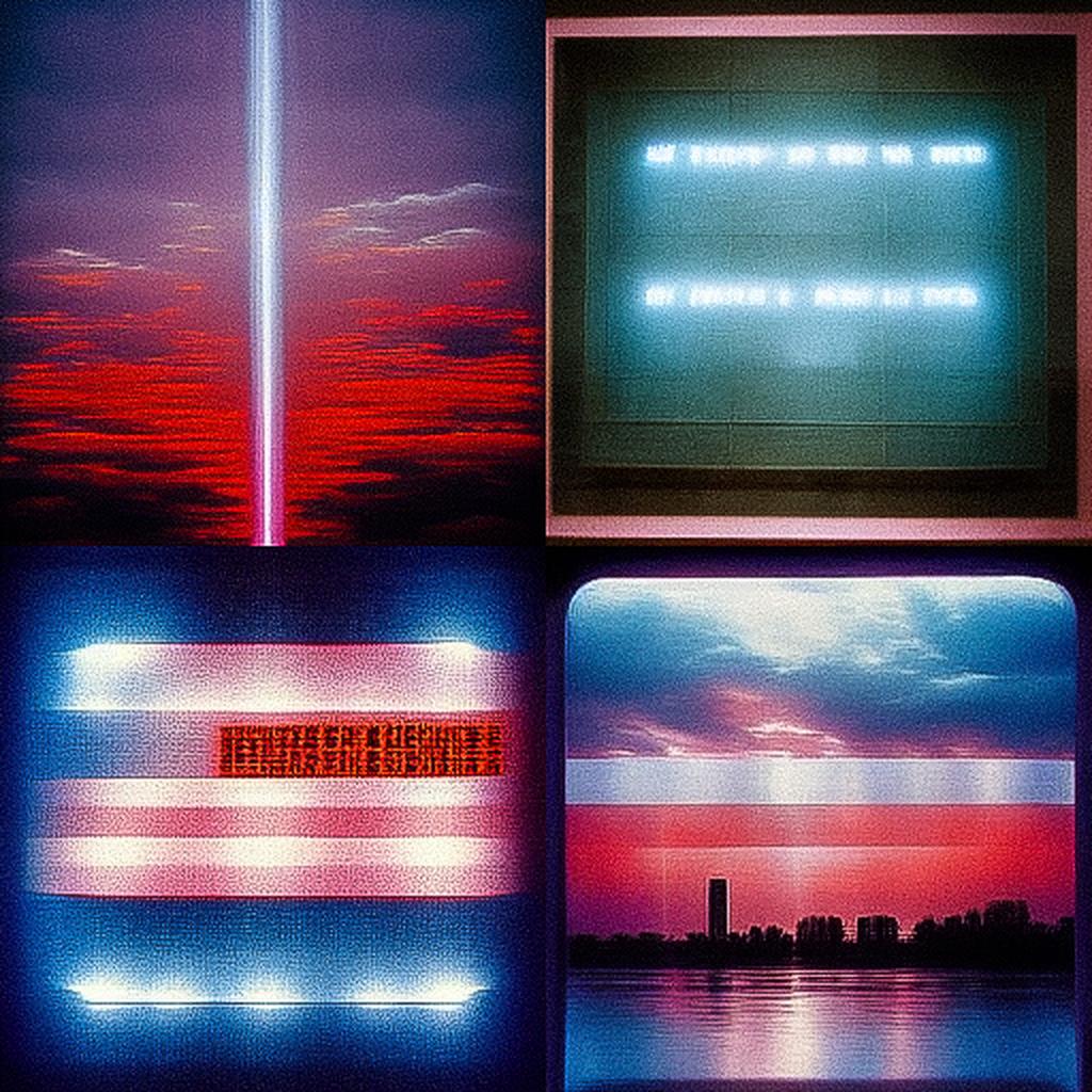 Jenny Holzer style, Midjourney V3, render 1 of 4