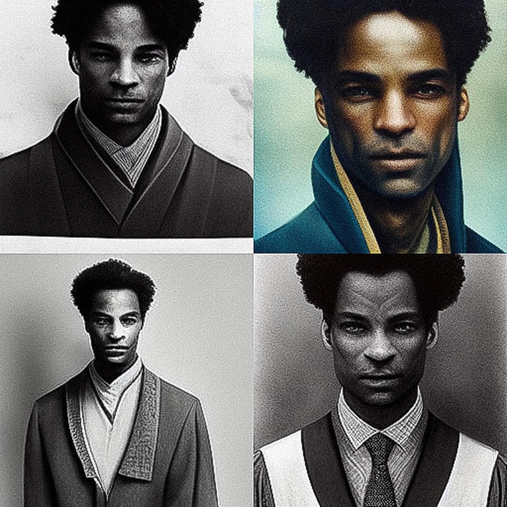 Joe Casely-Hayford style, Midjourney V3, render 1 of 4