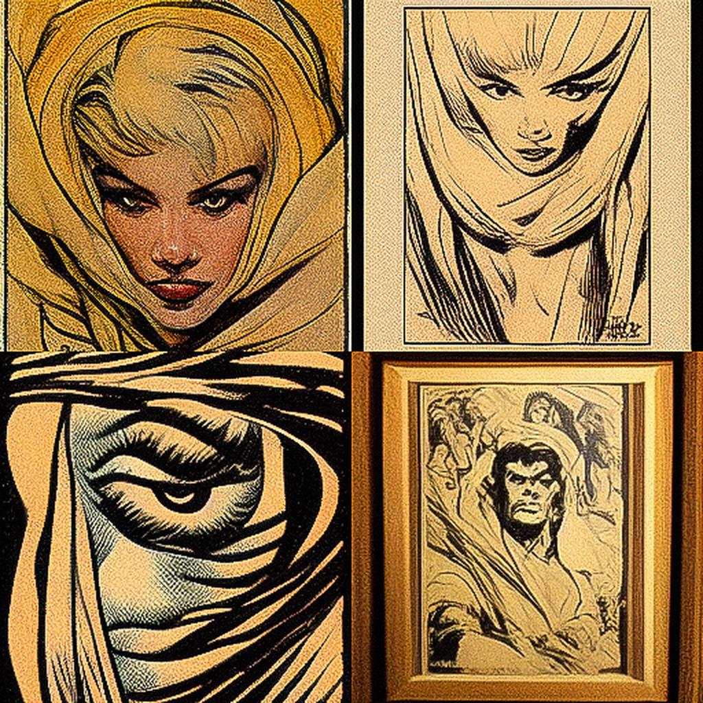 John Buscema style, Midjourney V3, render 1 of 4