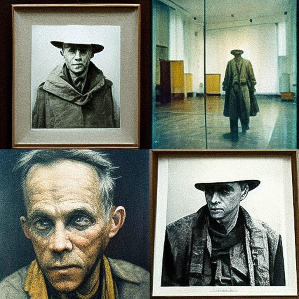 Joseph Beuys style, Midjourney V3, render 1 of 4