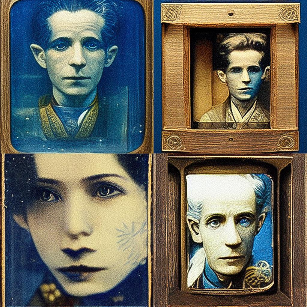 Joseph Cornell style, Midjourney V3, render 1 of 4