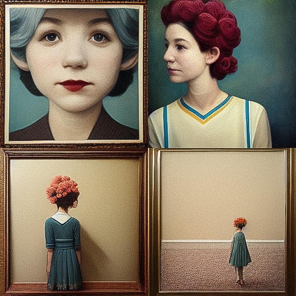 Julie Blackmon style, Midjourney V3, render 1 of 4