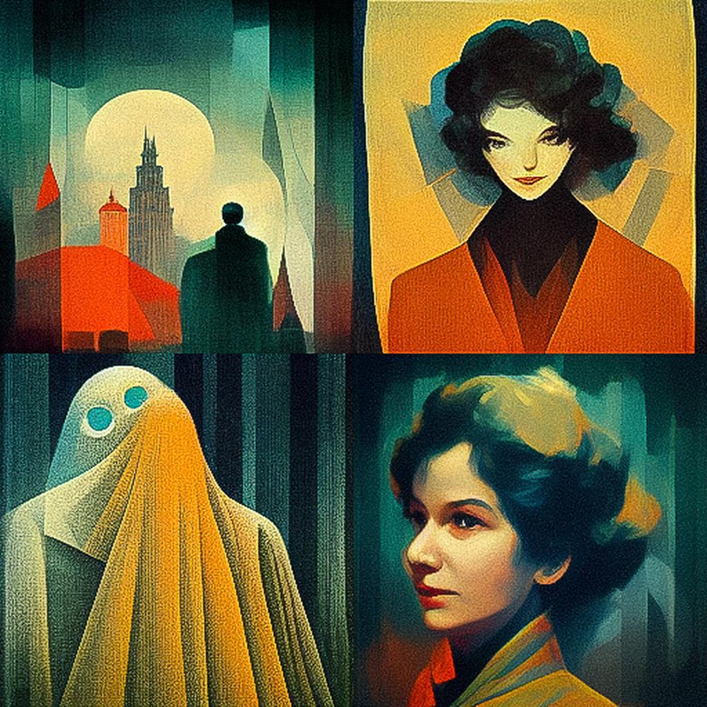 Karel Zeman style, Midjourney V3, render 1 of 4