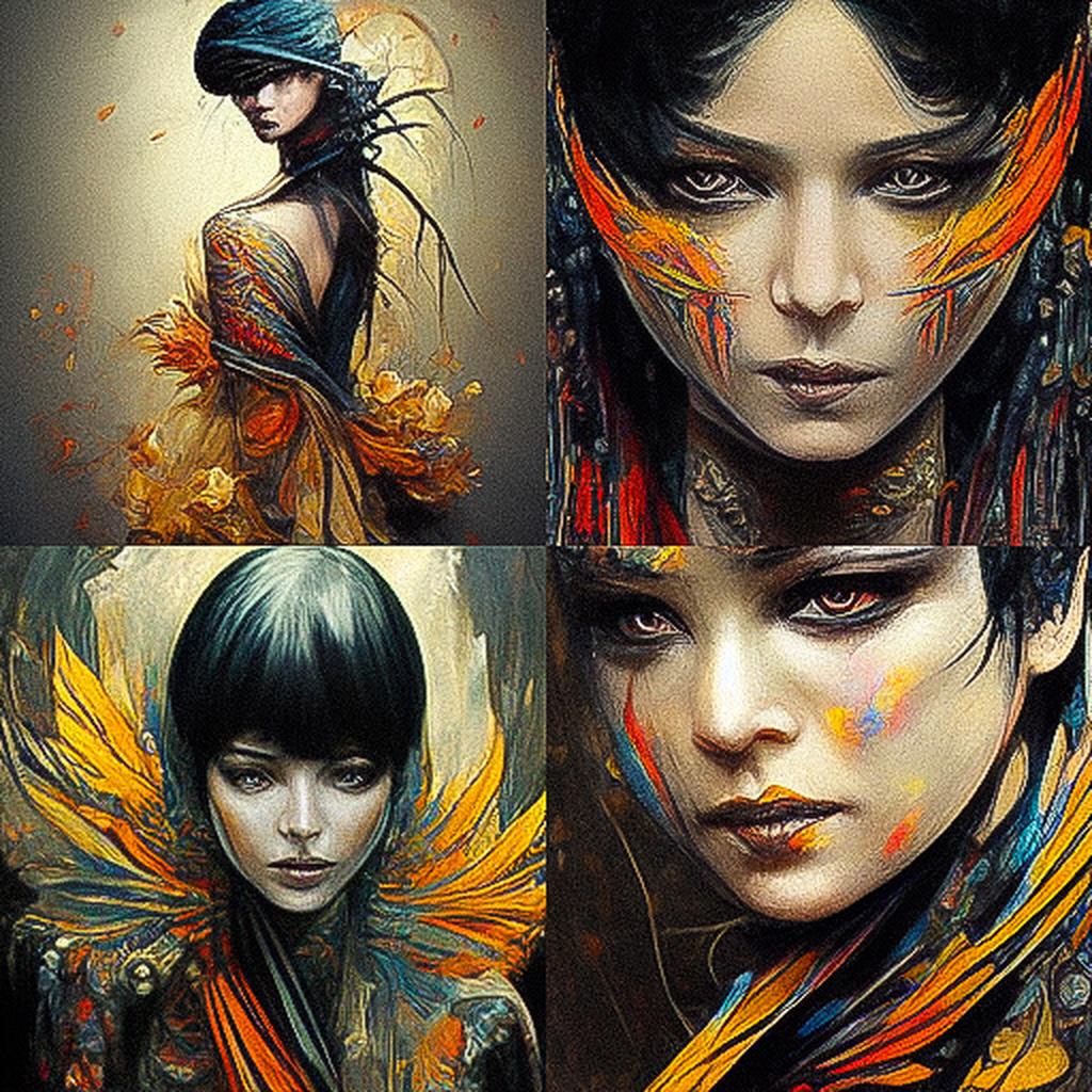 Karol Bak style, Midjourney V3, render 1 of 4