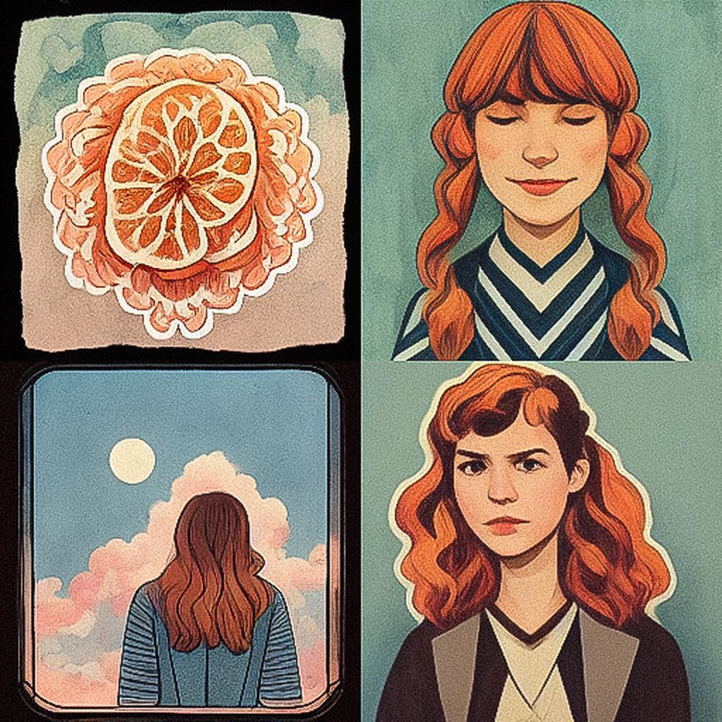 Kate Beaton style, Midjourney V3, render 1 of 4