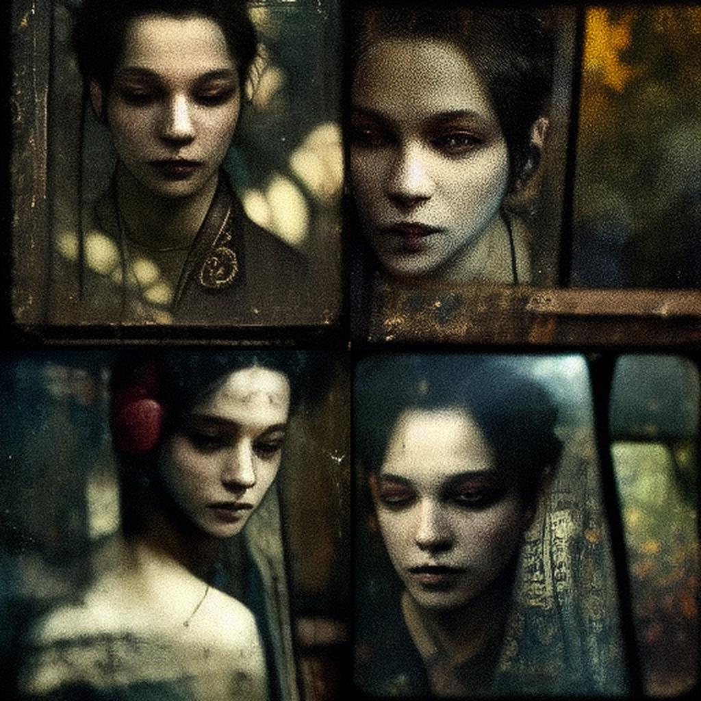 Katia Chausheva style, Midjourney V3, render 1 of 4