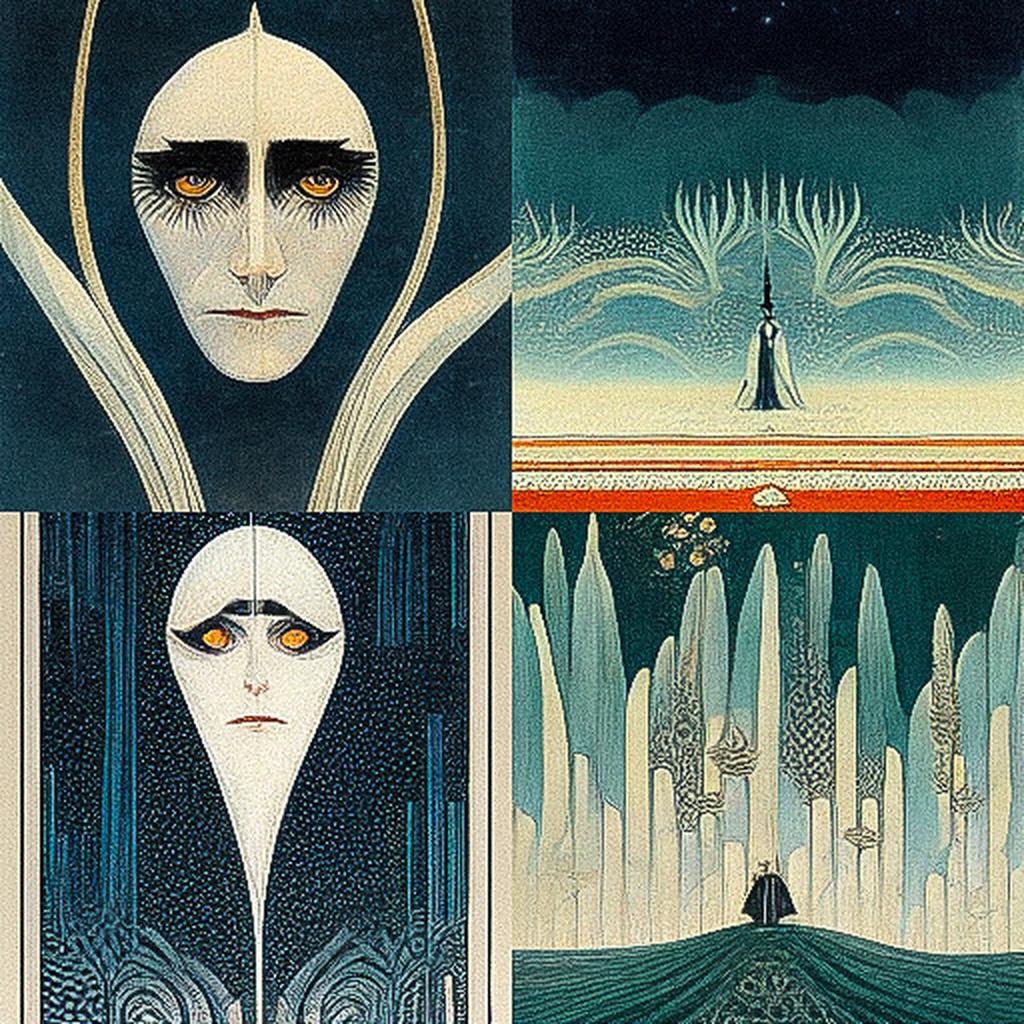 Kay Nielsen style, Midjourney V3, render 1 of 4